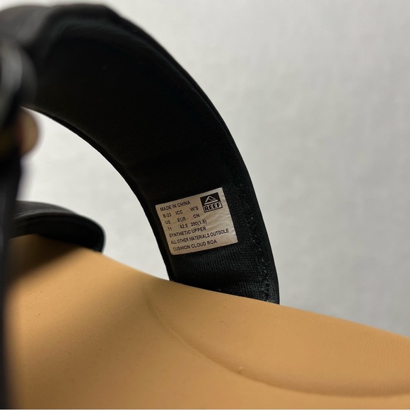 REEF CUSHION COMFORT CLOUD ROA US Womens Size 11 Black NWT - Picture 5 of 6